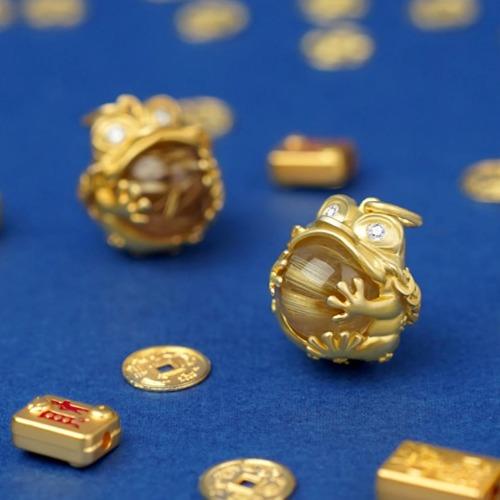 【祈愿吉品】三足金蟾来财灵宠吊坠 商品图2