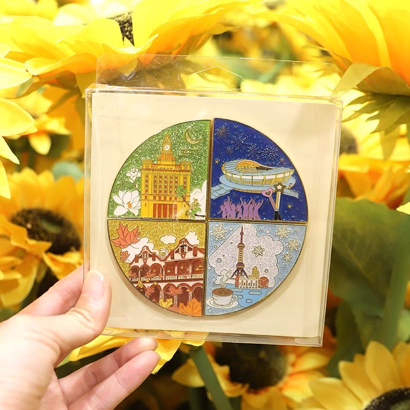 上海四季冰箱贴（4个套装）