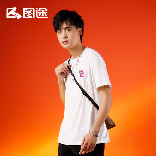 Senselead森力/男式短袖棉T恤SSAJJ810327 商品图3