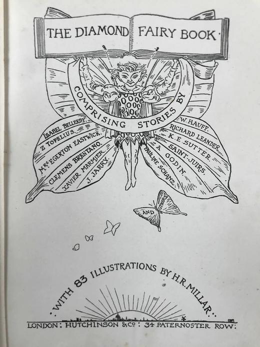 约19世纪后期 钻石童话书 83幅精美插图 漆布精装32开 商品图2