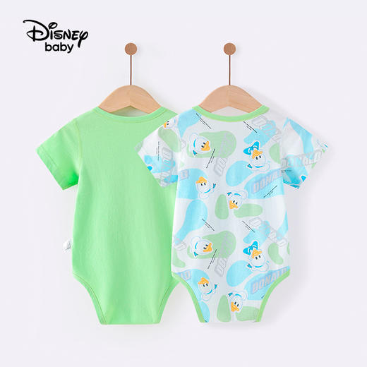 【2件装】【59-73】【迪士尼】男童婴童夏款纯棉连体哈衣 商品图3