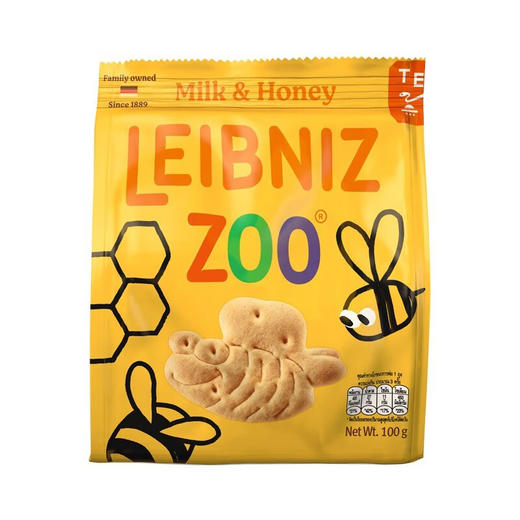 百乐顺小熊与蜜蜂动物型饼干TW 商品图0