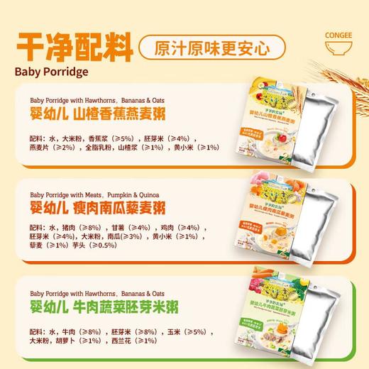 爷爷的农场婴幼儿瘦肉南瓜藜麦粥100g 商品图4