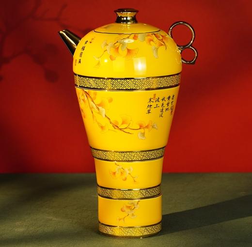 【彼达思】制尊大师幸福圆满茶组梅瓶茶具陶瓷送礼自用摆件 商品图1