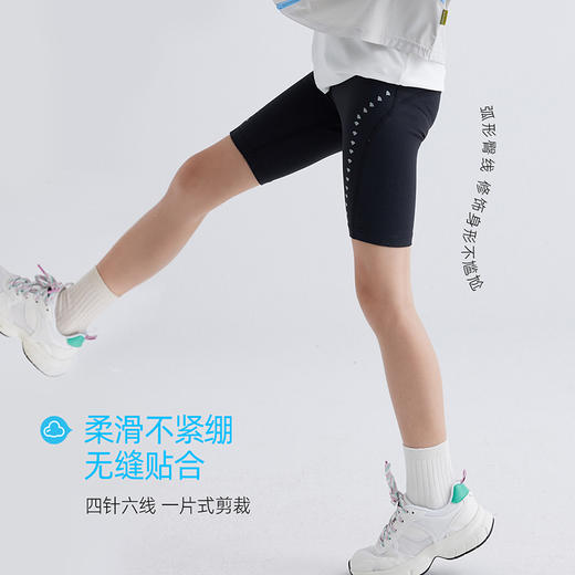 fx-【高弹凉感 UPF50+】儿童高弹印花打底五分裤 PXK2434 商品图2