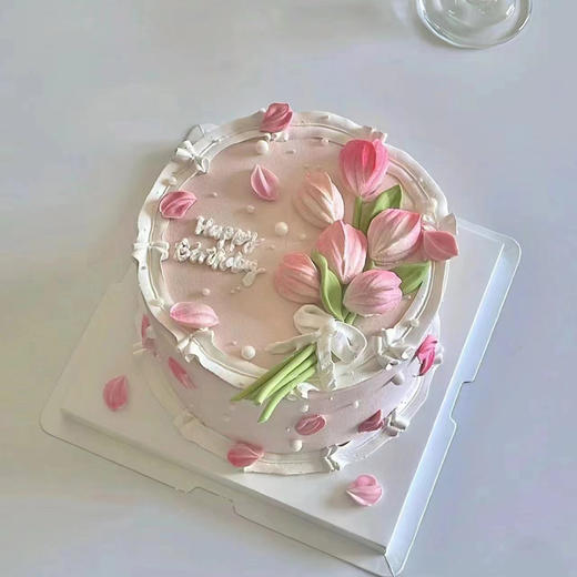 郁金香蛋糕 / 5英寸起多尺寸可定，纯动物奶油制作 商品图0