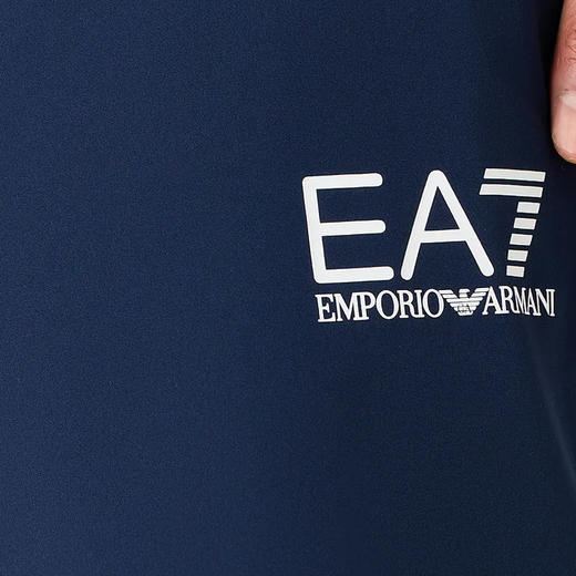 EMPORIO ARMANI EA7 阿玛尼 男士 EA7 徽标印花休闲短裤 蓝色 3DPS02 PNFTZ 1554 商品图2