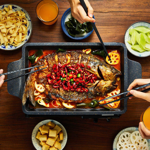 【99-50 199-100】和食乐川香烤鱼700g/盒装活鱼现杀烤鱼半成品预制菜 商品图4