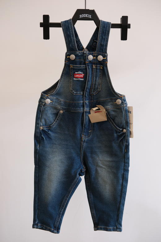 LEVIS李维斯童衣男婴童针织牛仔背带裤秋冬款83681DO963W0380 商品图4