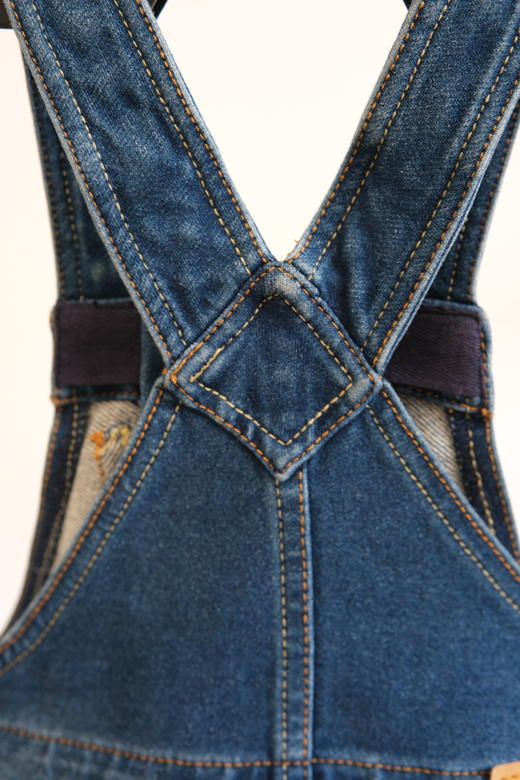 LEVIS李维斯童衣男婴童针织牛仔背带裤秋冬款83681DO963W0380 商品图2