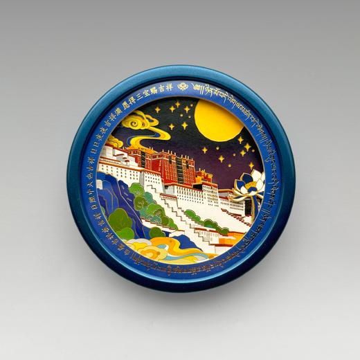 布达拉宫纸雕发光冰箱贴 商品图0