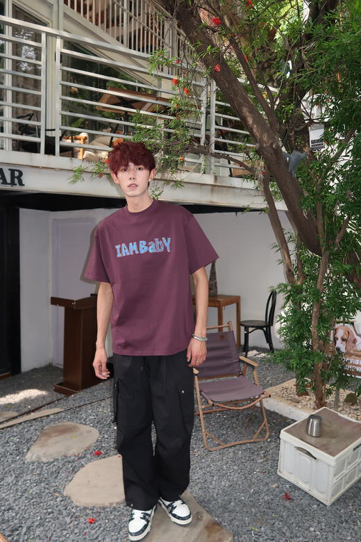 W420412190手绘字母短袖T恤 商品图12