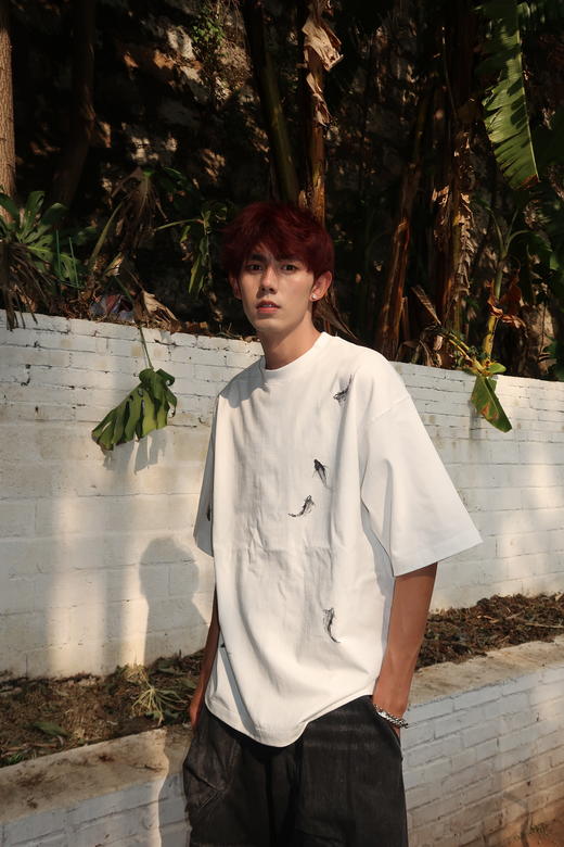 W422812241新潮印花短袖T恤 商品图1