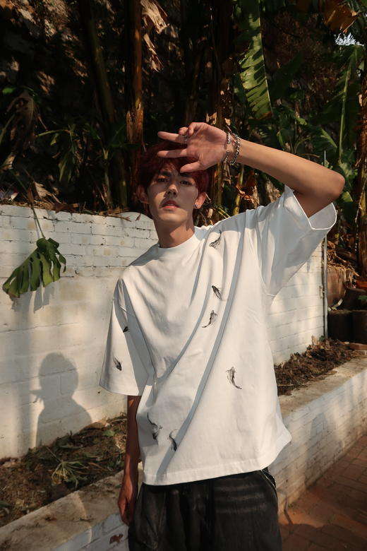 W422812241新潮印花短袖T恤 商品图4