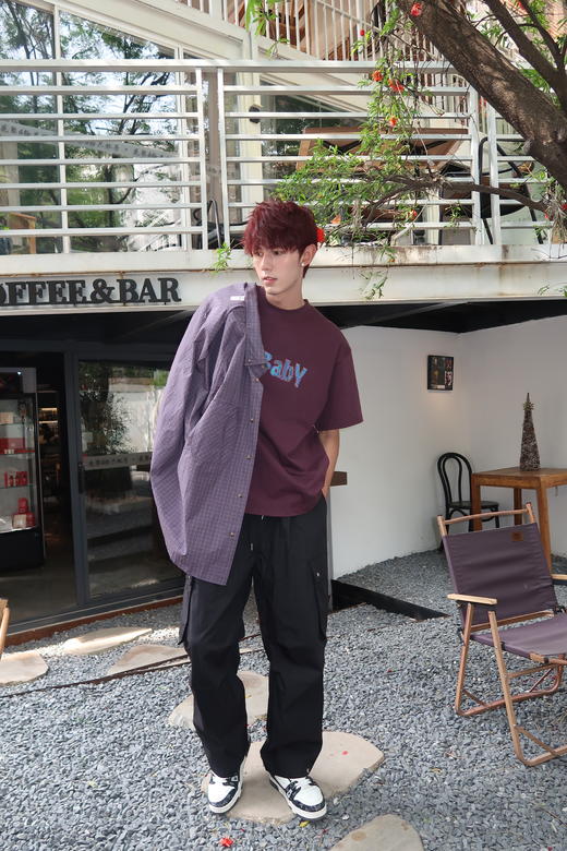 W420412190手绘字母短袖T恤 商品图8