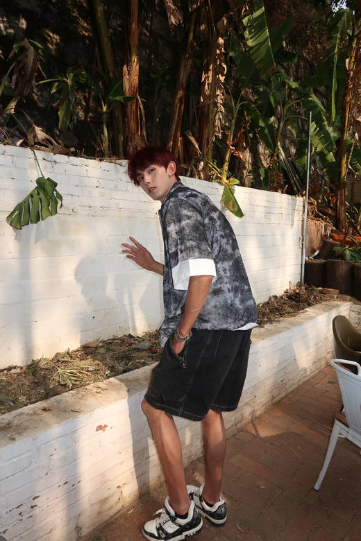 W422125301满印休闲短袖衬衫外套 商品图13