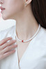 【一口价】南红珠珍珠项链 淡水珍珠项链银S925项链送妈妈母亲节礼物MEMORA诗普琳ZN212801 商品缩略图2