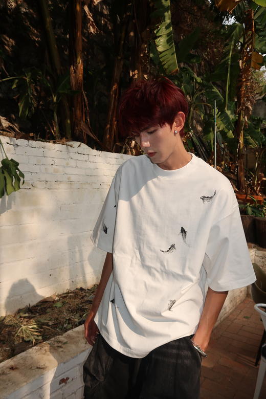 W422812241新潮印花短袖T恤 商品图2