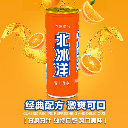 北冰洋桔汁汽水330ml（8A)(Z) 商品图1
