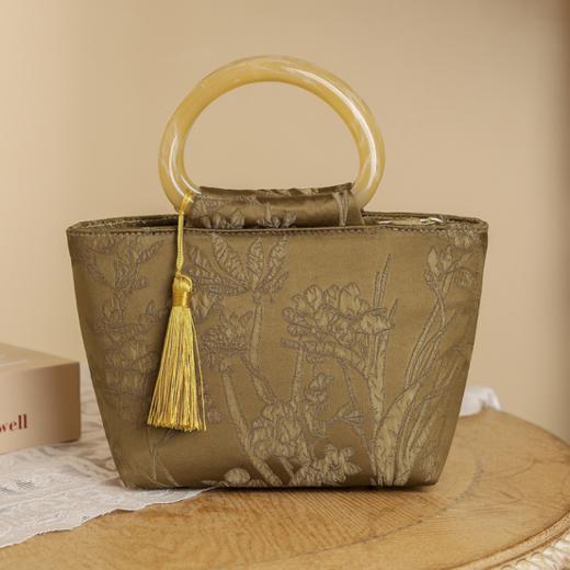 ♦️【MONZECI KOIMS新中式包包系列】💖1.古韵新风，定制醋酸面料+竹纹，尽显东方雅致🍂  商品图0