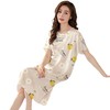 冰丝睡衣薄款凉爽丝绸睡裙外穿家居服加大码DSJ-2201 商品缩略图4