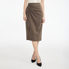 PF508斯尔丽2024新款高腰节半身裙韩版气质优雅中长挡小肚子显瘦直身裙 商品缩略图0