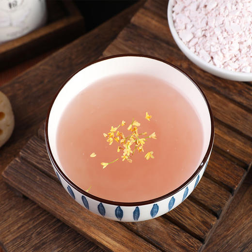 【天然食材用心选好藕，手削藕粉】形薄如雪手削藕粉，10斤鲜藕出一斤藕粉，健康即食冲调速食代餐。原味洪湖藕粉手工刀削纯藕粉250g罐装QQ 商品图2