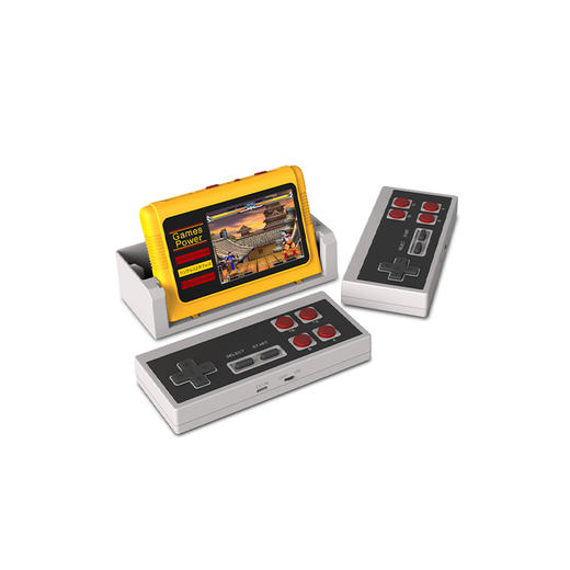 XGO/芯果 复古二合一游戏机 1000款游戏K20 家用3寸彩屏经典黄卡双人无线手柄fc红白机电玩经典怀旧款老式连电视 商品图0