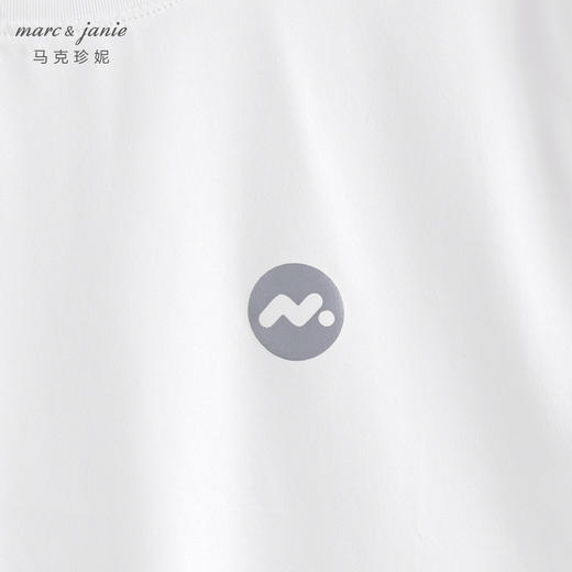 [棉感速干]马克珍妮妈妈款运动T恤日常亲子装上衣夏装新款241370 商品图3