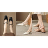 【单鞋】方头粗跟凉鞋夏时尚不累脚2024新款法式一字带5.5CM 商品缩略图1