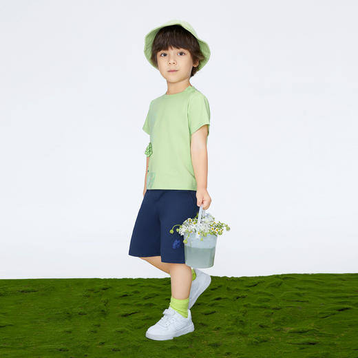 男童记忆棉凉感裤裤子新款安奈儿童装实体店同款XB426584 商品图3