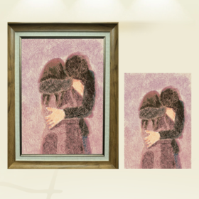 为你读诗×艺术家 霹雳倍倍 《拥抱》系列版画作品