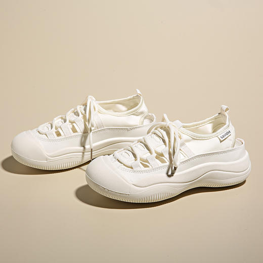 TA撤柜 镂空包头运动凉鞋 立体小圆头 镂空透气 防滑性好 回弹性好 商品图8