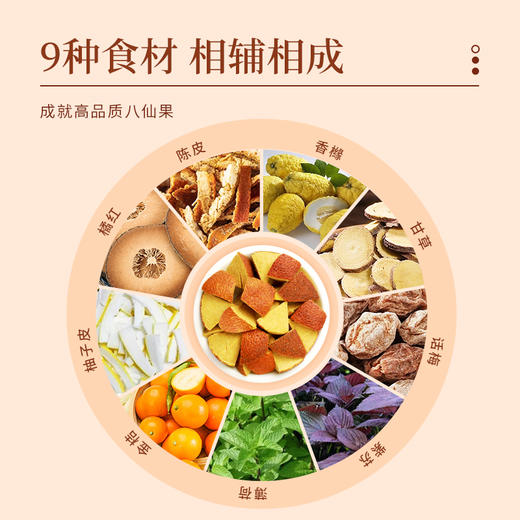 福东海八仙果500克/瓶 八珍果干陈年柚子即食零食 商品图3