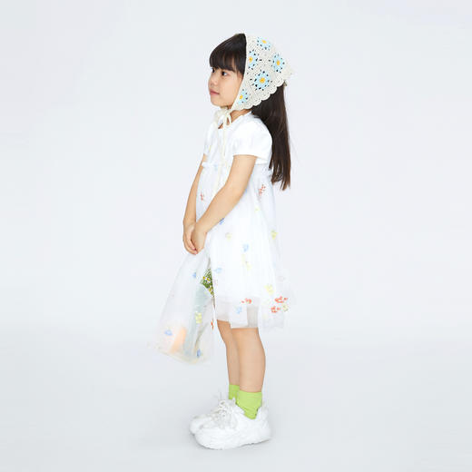 女童小清新绣花裙裙子新款安奈儿童装实体店同款XG423728 商品图5