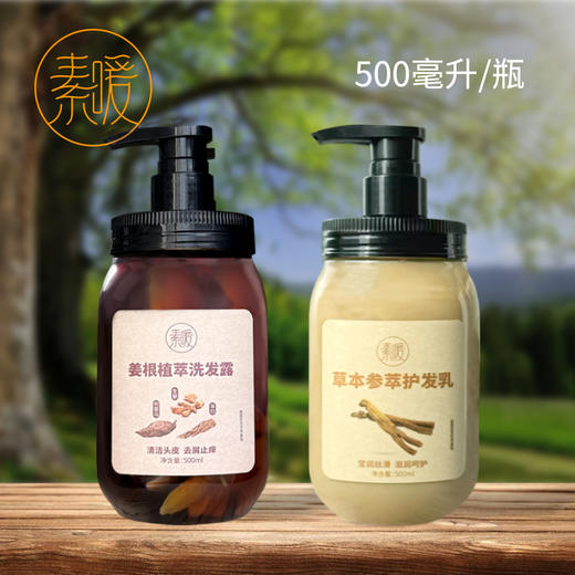 姜根植萃 草本参萃洗护套装 商品图1