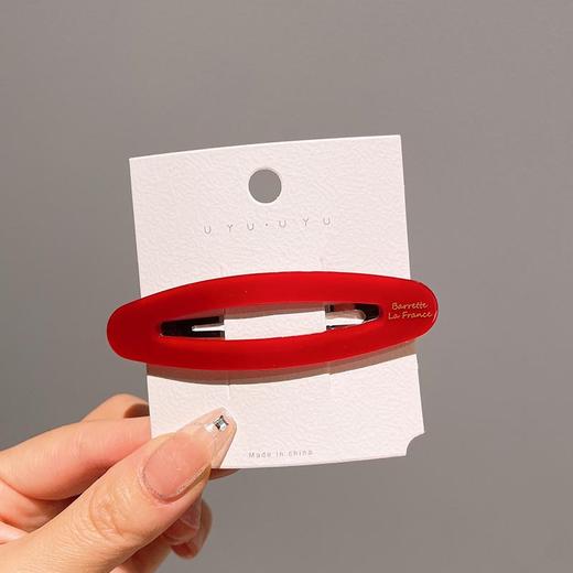 【BB夹少女侧边刘海碎发夹】网红简约醋酸板材BB夹，少女侧边刘海夹边夹碎花玳瑁色镂空水滴发夹QQ 商品图13