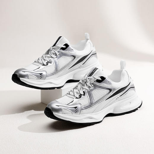 隐形增高6厘米男女透气网面内增高男鞋百搭增高鞋男运动潮 商品图2