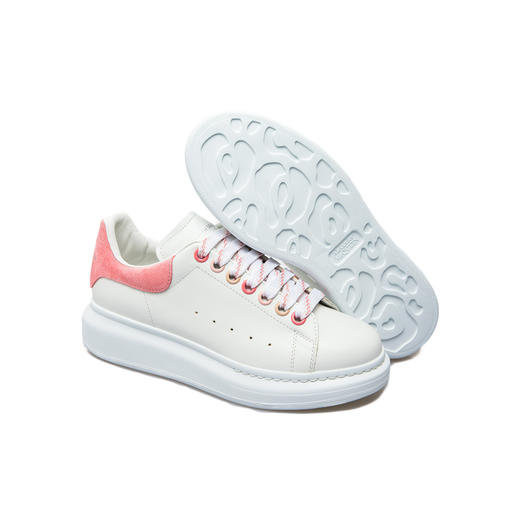 ALEXANDER MCQUEEN 亚历山大.麦昆 女士粉色尾阔型休闲运动鞋 白色 718139 WIEEU 8772 商品图2