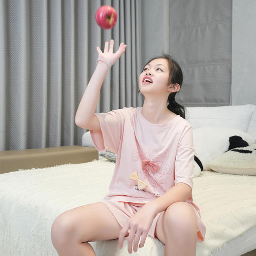 【69元1套】春夏女士短裤套头套装家居服-6242242 商品图1