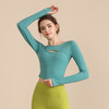 LUM39881露檬新款瑜伽服长袖（含胸垫） 商品缩略图4