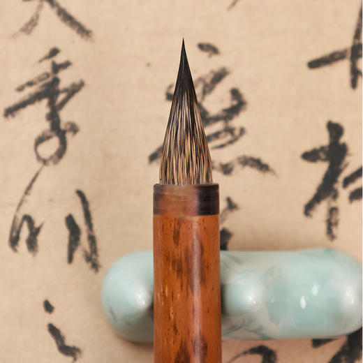 【庆学堂】东坡无心散卓紫毫毛笔 紫毫毛笔 商品图4