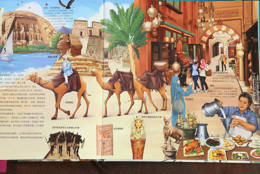 【精装大开本】地图上的全景中国地理+地图上的全景世界地理（全4册） 赠AR科技视频 商品图9