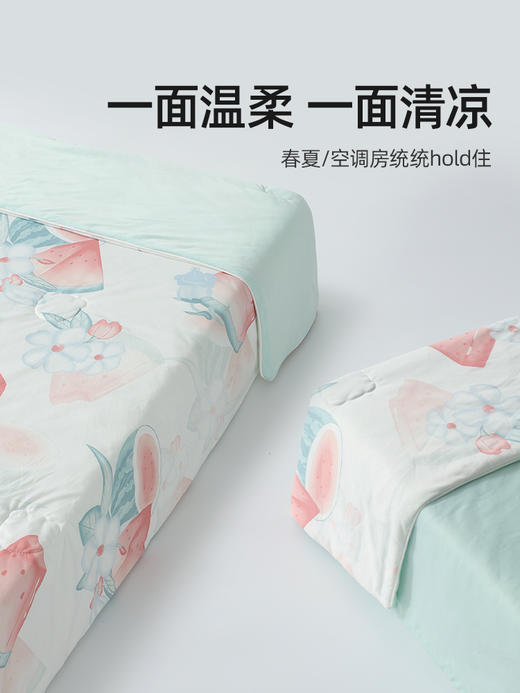 贝肽斯桑蚕丝婴儿被子夏凉被宝宝盖毯春夏季儿童幼儿园空调被成人 商品图2