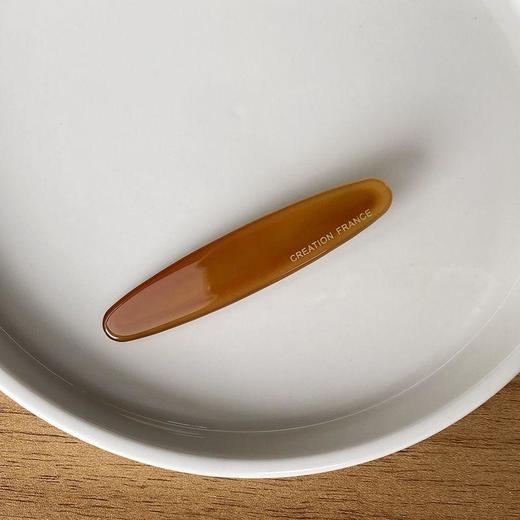 【韩国ins风高级感侧边醋酸一字夹】侧边夹简约一字夹子，无痕发夹网红法式刘海夹碎发卡碎发夹洗脸化妆夹子QQ 商品图3