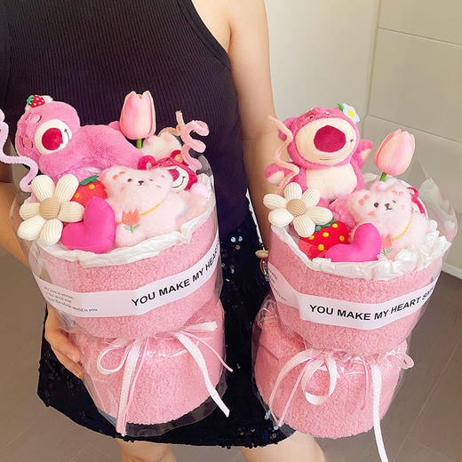 送520母亲节三丽鸥库洛米毛绒玩偶花束成品娃娃生日毕业礼物花店_ym 商品图3