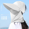 TZW-遮阳帽女夏季冰丝面罩遮脸护颈户外骑行大檐帽子 商品缩略图7