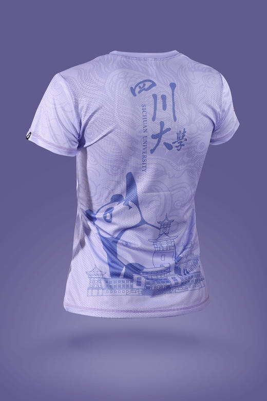 [现货]四川大学校友跑团2024紫气东来龍馬精神竞速背心 短袖TEE专用链接 商品图4