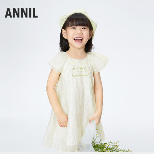 女童甜美俏皮风连衣裙裙子新款安奈儿童装实体店同款XG423730 商品图0