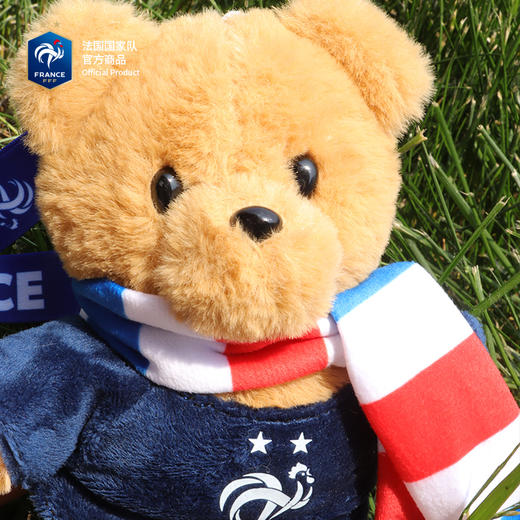 法国国家队官方商品 | 小熊毛绒挂件玩偶男女礼物纪念足球迷周边 商品图2